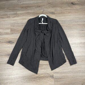 Lululemon Athletica Women's Open Front Cardigan/Jacket Size 6‎ Gray